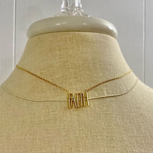 Rae Dunn | Faith Necklace - Picture 6 of 13